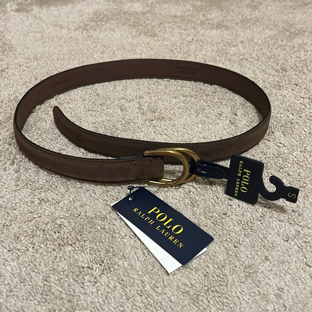Polo Ralph Lauren men’s brown belt size small